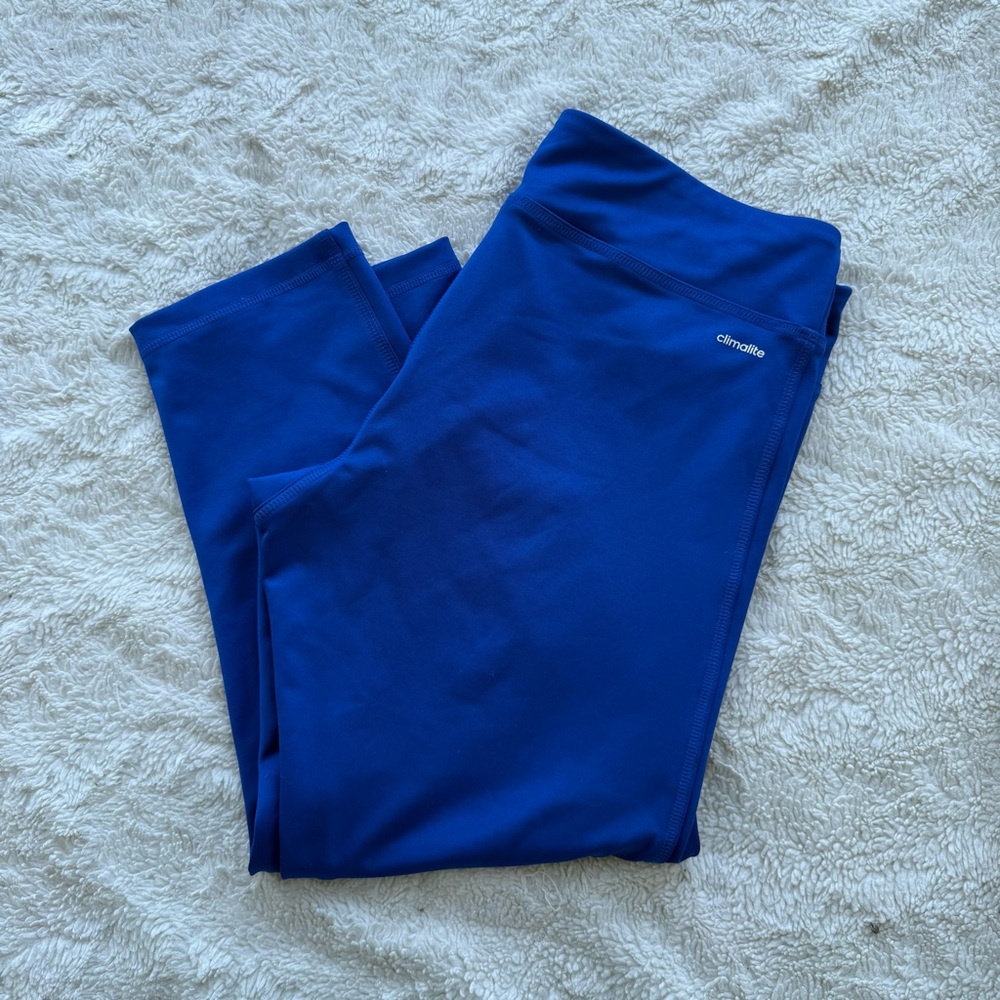 adidas Blue Capri Leggings